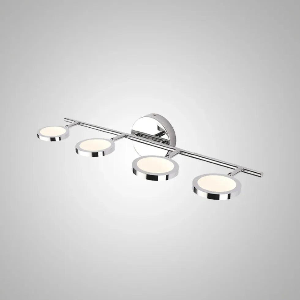 Chrome Round Adjustable Bathroom Wall Lights - Clowas