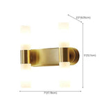 Indoor Cylinder Glass Up and Down Lights - Clowas