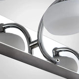 Lantern Shaped Glass Silver Bathroom Wall Lights - Clowas