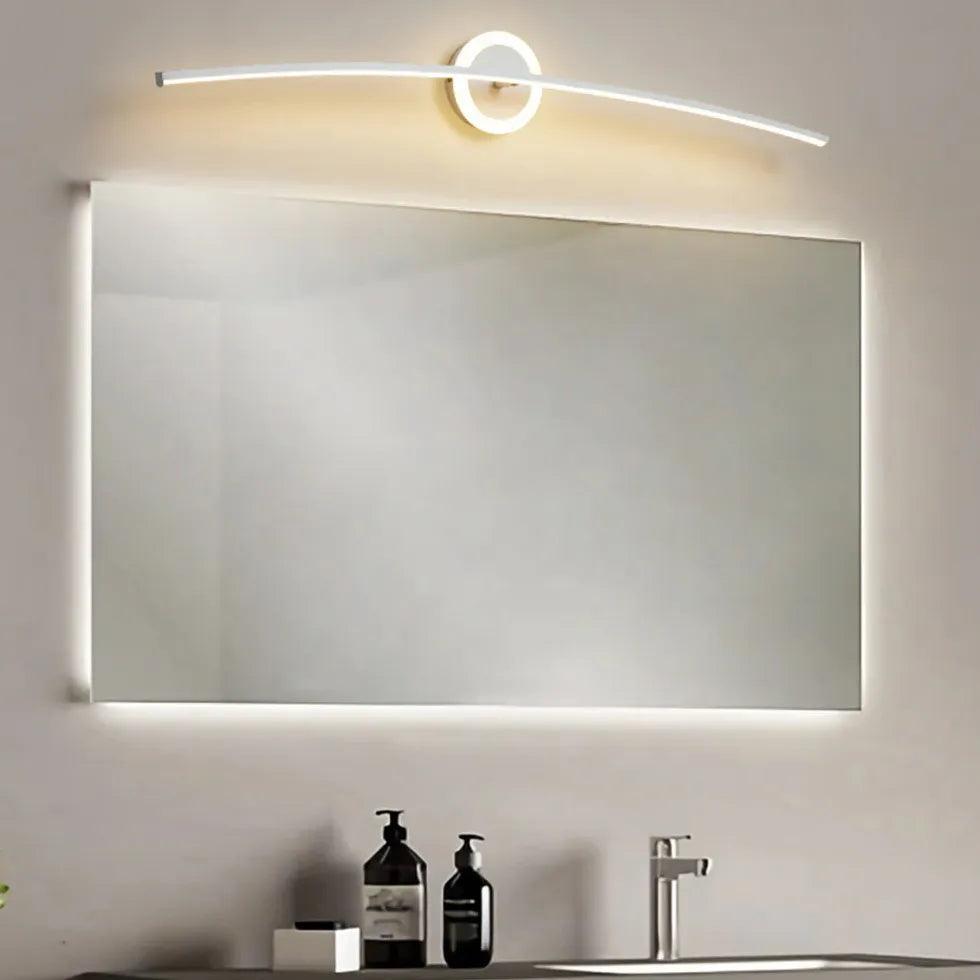 Arc White Led Bathroom Mirror Lights - Clowas