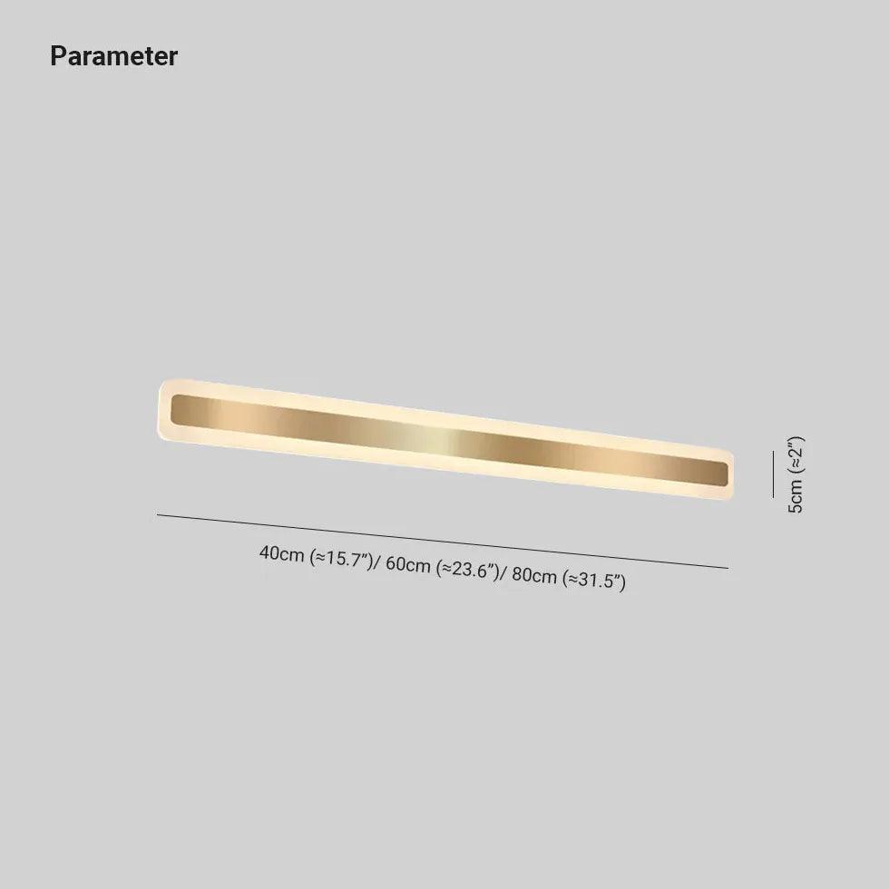 Gold Flush Led Bathroom Mirror Lights - Clowas