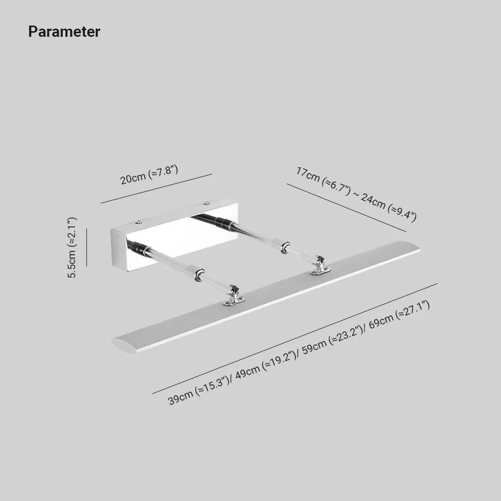 Straight Line Rectangular Led Mirror Lights - Clowas