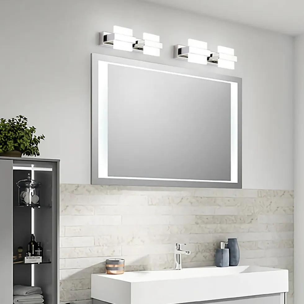 Square Lampshades Led Bathroom Wall Lights - Clowas
