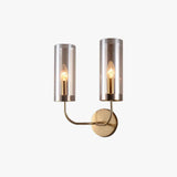 Brass and Glass Wall Lights in Elegant Design