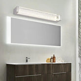 Rectangular White Crystal Led Bathroom Wall Lights - Clowas