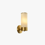 Cylinder for Bathroom Brass Wall Lights - Clowas