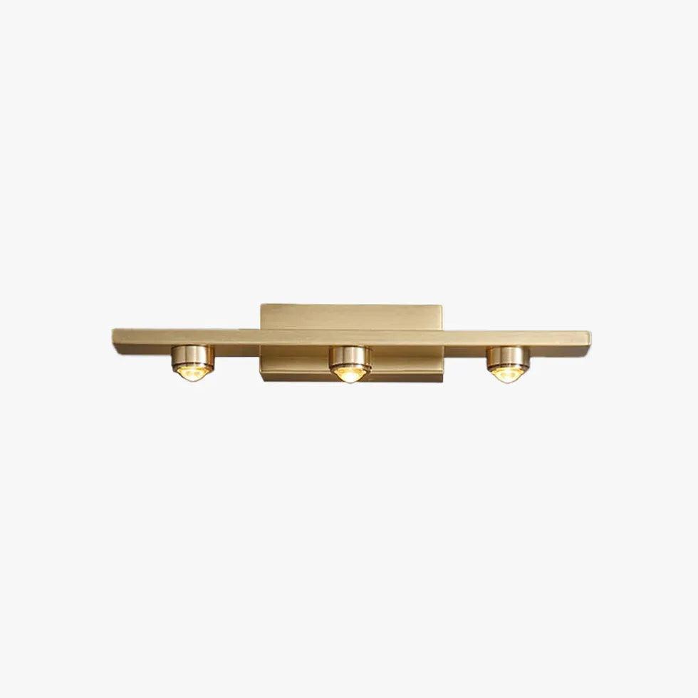 Brushed Process Led Gold Wall Lights - Clowas