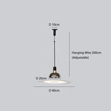 Two-Tone Disc Modern Minimalist Pendant Light - Clowas