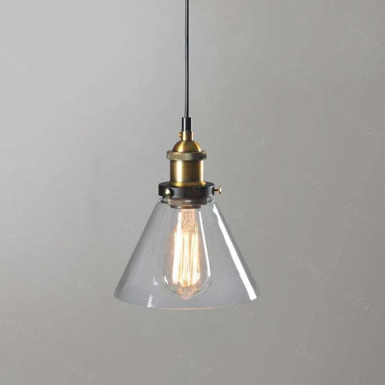 light clear amber smoke pendant light - Clowas