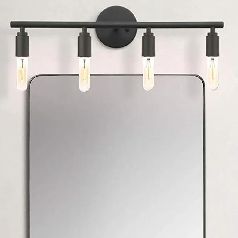 Light Bulb Black Industrial Bathroom Wall Lights - Clowas