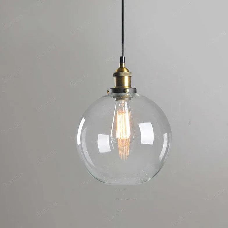 light clear amber smoke pendant light - Clowas