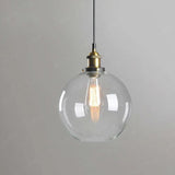 light clear amber smoke pendant light - Clowas