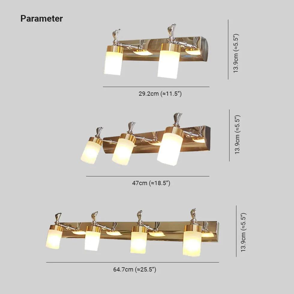 Light Luxury Silver Bathroom Spotlight - Clowas