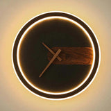 light up wall clock led lighting - Clowas