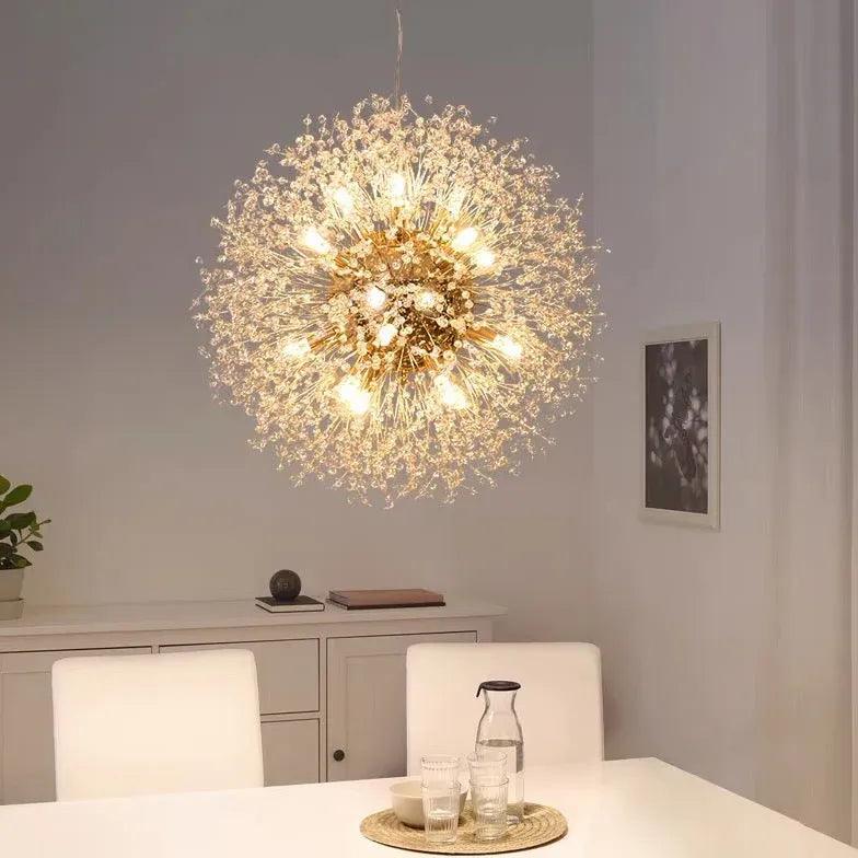 Starburst Gold Crystal Modern Chandelier - Clowas