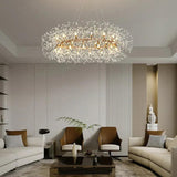 Star Branches Crystal Gold Chandelier - Clowas