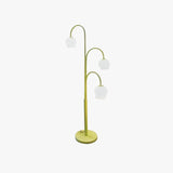 Multi-Head White Flower Green Floor Lamp - Clowas
