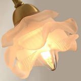 Petal glass Brass Vintage Wall Lights - Clowas