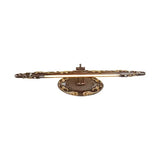 Vintage Brass Art Deco Wall Light for Bathroom