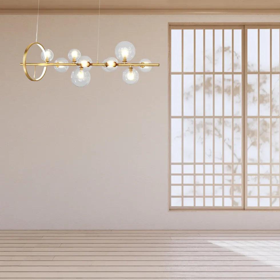 Linear Large Light Bulb Modern Chandelier - Clowas