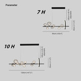 Linear Large Light Bulb Modern Chandelier - Clowas