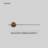 Minimalist Wooden Long Bedroom Wall Light