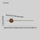 Minimalist Wooden Long Bedroom Wall Light