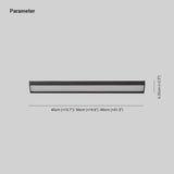 Linear LED Black Reading Light - Clowas