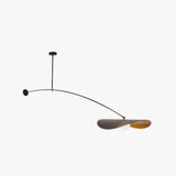 Long Arm Black Modern Living Room Pendant Light - Clowas
