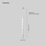 Long Curve Dining Room White Pendant Light - Clowas