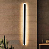 long rectangular Led Black Wall Lamps - Clowas