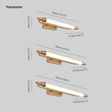 Long Strip Vintage Gold Picture Lights - Clowas