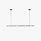Curved Golden Strip Winding Chandelier - Clowas