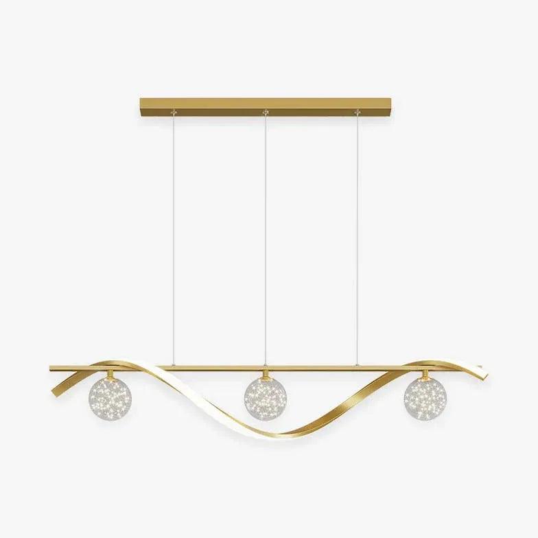 Multi-Light Curved Modern Pendant Light - Clowas