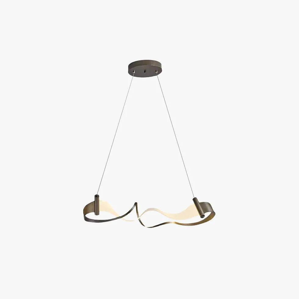 Elegant Wavy Shaped LED Pendant Light - Clowas