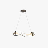 Elegant Wavy Shaped LED Pendant Light - Clowas