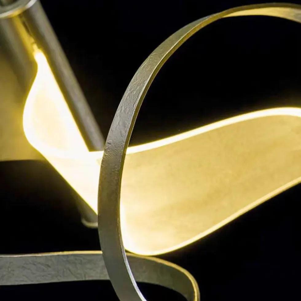 Elegant Wavy Shaped LED Pendant Light - Clowas