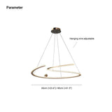 Minimalist Curved Modern Bedroom Pendant Light - Clowas