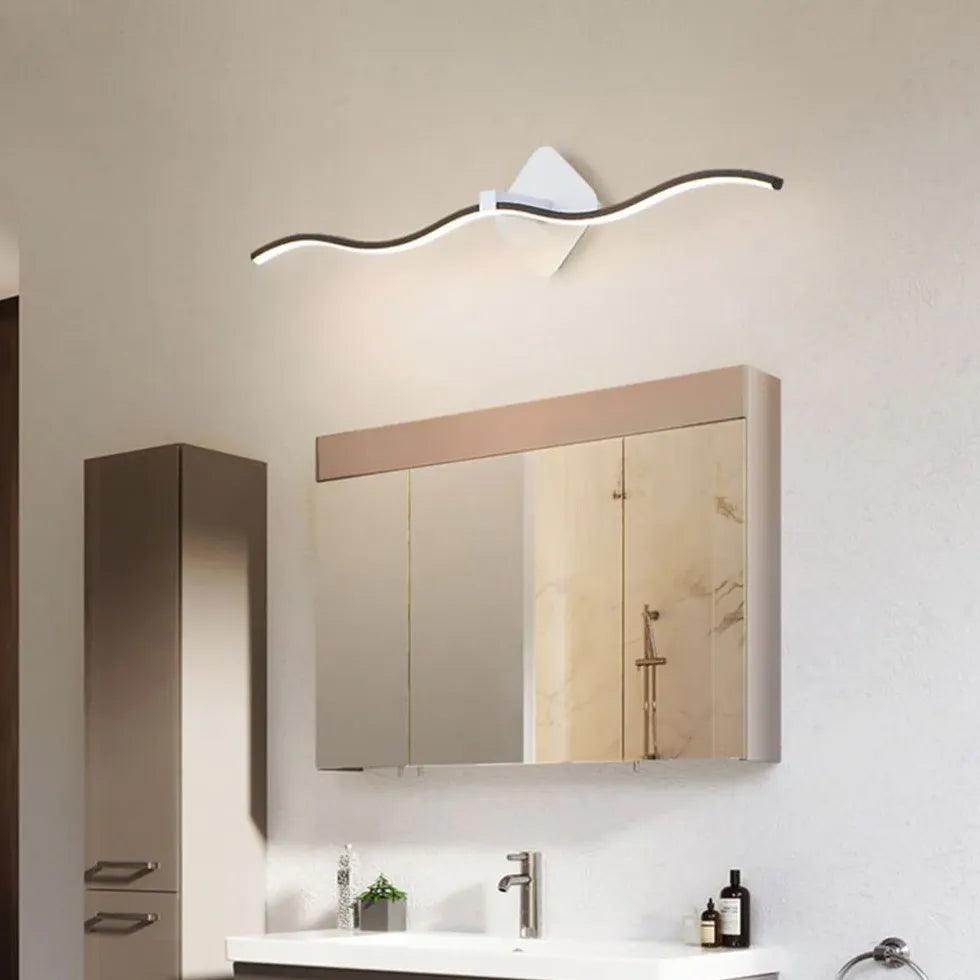 Wave Linear Led Bathroom Mirror Lights - Clowas