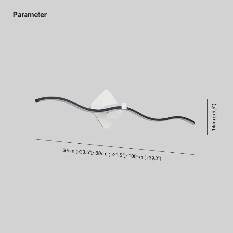 Wave Linear Led Bathroom Mirror Lights - Clowas