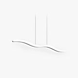 Simple Wave Acrylic Dining Table Pendant Light