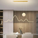 Moon Wave LED Pendant Light - Clowas