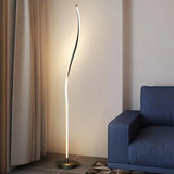 Black and White Linear LED Floor Lamp - Clowas