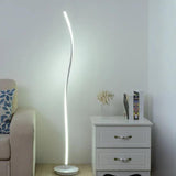 Black and White Linear LED Floor Lamp - Clowas