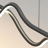 Linear Black & White Minimalist Modern Pendant Light - Clowas