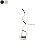 Spiral Modern Art Style Floor Lamp - Clowas