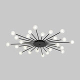 Contemporary Glass Ball Ceiling Light for Bedroom