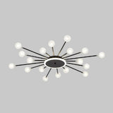 Contemporary Glass Ball Ceiling Light for Bedroom