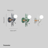 Creative Climbing Man Industrial Wall Lights - Clowas