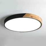 Nordic Pastel Wood LED Light Fixture for Ceiling
